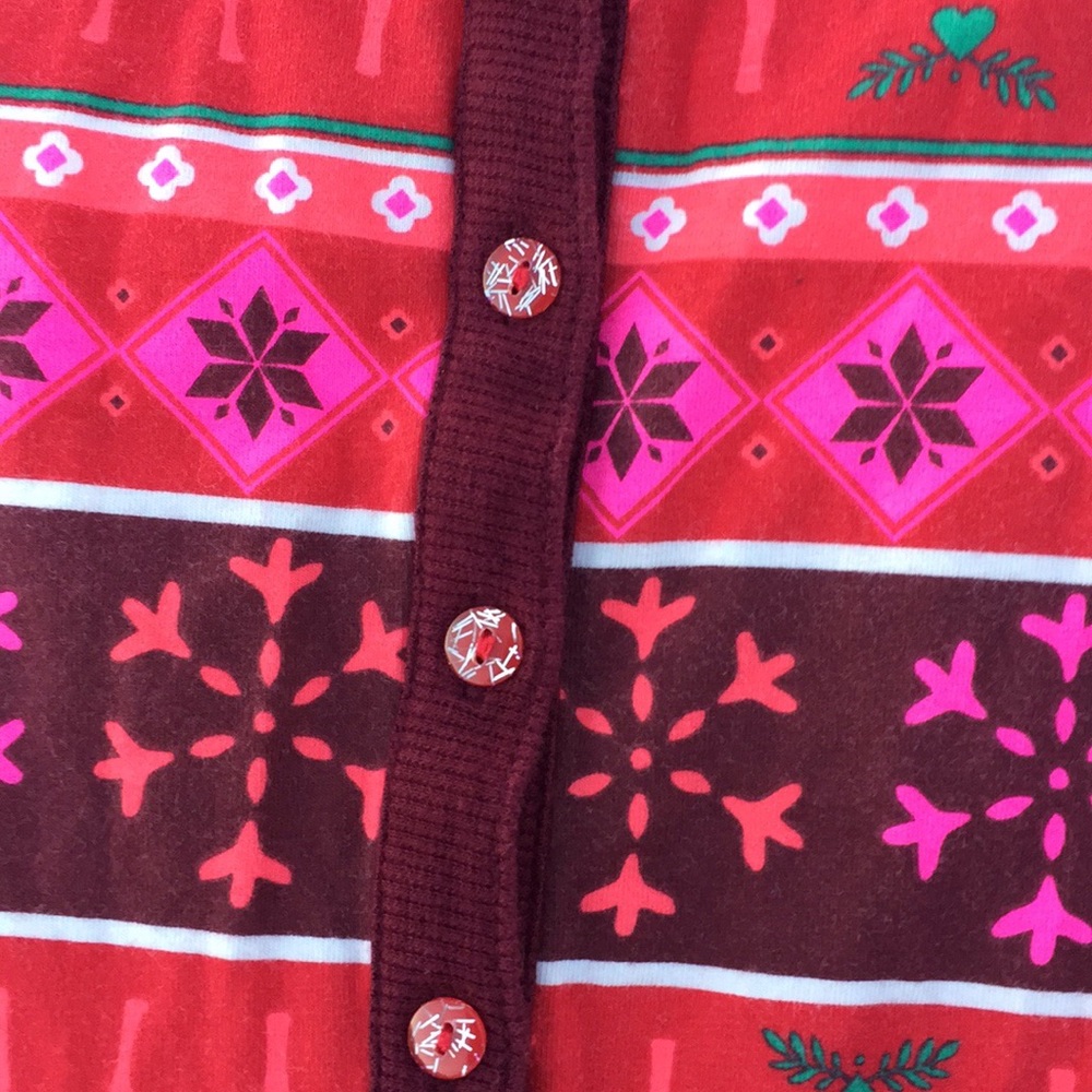 Xhilaration One Piece Red Christmas Pajamas - Picture 3 of 8